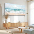 Serene Ocean Wave Coastal Wall Art by Tailored Canvases