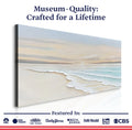 Serene Ocean Wave Coastal Wall Art IV by Tailored Canvases
