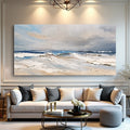 Serene Ocean Wave Coastal Wall Art IX by Tailored Canvases