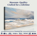 Serene Ocean Wave Coastal Wall Art IX by Tailored Canvases