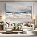 Serene Ocean Wave Coastal Wall Art IX by Tailored Canvases