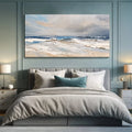 Serene Ocean Wave Coastal Wall Art IX by Tailored Canvases