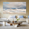 Serene Ocean Wave Coastal Wall Art IX by Tailored Canvases