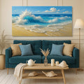 Serene Ocean Wave Coastal Wall Art V by Tailored Canvases