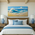 Serene Ocean Wave Coastal Wall Art V by Tailored Canvases