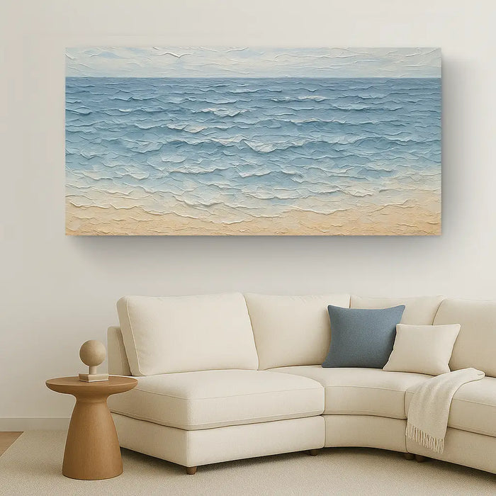 Serene Ocean Wave Coastal Wall Art VI by Tailored Canvases