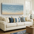Serene Ocean Wave Coastal Wall Art VI by Tailored Canvases