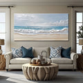 Serene Ocean Wave Coastal Wall Art VII by Tailored Canvases