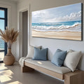 Serene Ocean Wave Coastal Wall Art VII by Tailored Canvases