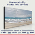 Serene Ocean Wave Coastal Wall Art VII by Tailored Canvases