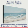 Serene Ocean Wave Coastal Wall Art VIII by Tailored Canvases