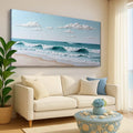 Serene Ocean Wave Coastal Wall Art XI by Tailored Canvases