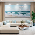 Serene Ocean Wave Coastal Wall Art XI by Tailored Canvases