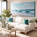 Serene Ocean Wave Coastal Wall Art XI by Tailored Canvases