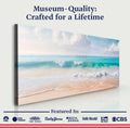 Serene Ocean Wave Coastal Wall Art XII by Tailored Canvases