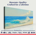 Serene Ocean Wave Coastal Wall Art XIII by Tailored Canvases