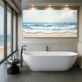 Serene Ocean Wave Coastal Wall Art XIV by Tailored Canvases
