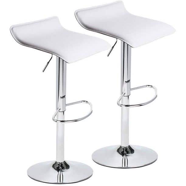 Set of 2: Adjustable Swivel Barstools by DailySale