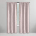 Set of 2: Brushed Textured Blackout Thermal Window Curtain Pair Panel by DailySale