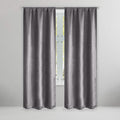 Set of 2: Brushed Textured Blackout Thermal Window Curtain Pair Panel by DailySale