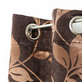 Set of 2: Floral Blackout Grommet Window Curtain Pair Panel by DailySale