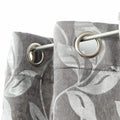 Set of 2: Floral Blackout Grommet Window Curtain Pair Panel by DailySale