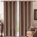 Set of 2: Grommet Curtain Panels - Assorted Colors by DailySale