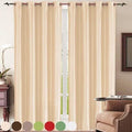 Set of 2: Grommet Curtain Panels - Assorted Colors by DailySale