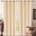 Set of 2: Grommet Curtain Panels - Assorted Colors by DailySale