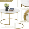 Set of 2: Modern Nesting Side Coffee Tables by DailySale