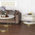 Set of 2: Modern Nesting Side Coffee Tables by DailySale
