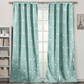 Set of 2: Polka Dots Blackout Window Curtain Pair Panel by DailySale