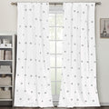 Set of 2: Polka Dots Blackout Window Curtain Pair Panel by DailySale
