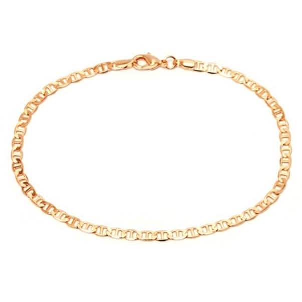 Sevil 18K Gold Filled Flat Marino Anklet by DailySale