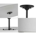 Progress Lighting Inspire 18 Inch 3 Light Semi Flush Mount Inspire - P350167-143 by Vanessa Jane