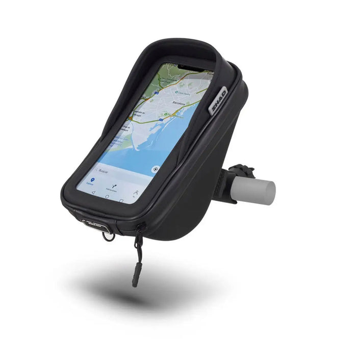 Shad SG76 Handlebar Smartphone Holder with Pocket, 180 x 90 mm by Price Is Right Miami