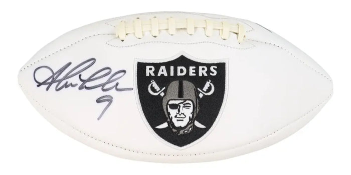Shane Lechler Signed Raiders Logo Football (Beckett) by Price Is Right Miami