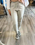 Shantel Knit Joggers - Beige by Boutique 23
