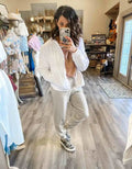 Shantel Knit Joggers - Beige by Boutique 23