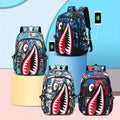 Patterned Shark Nylon Student Backpack by DailySale