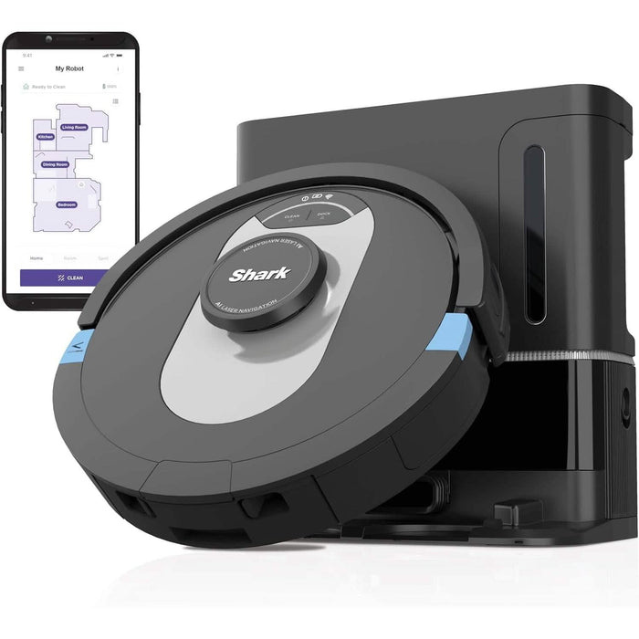 Shark RV2502AE AI Ultra Robot Vacuum with XL HEPA Self-Empty Base (Refurbished) by DailySale