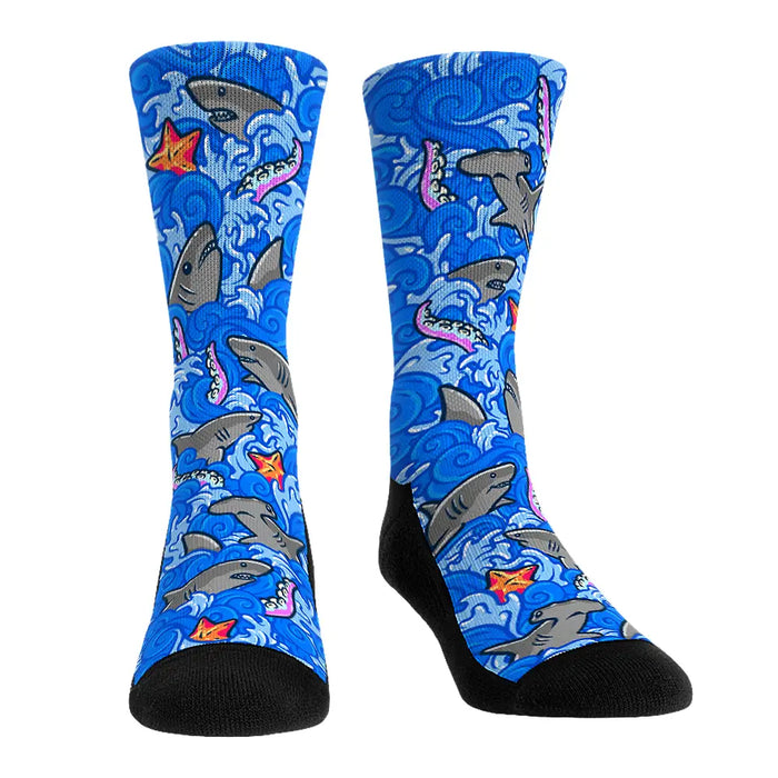 Shark Splash by Rock 'Em Socks