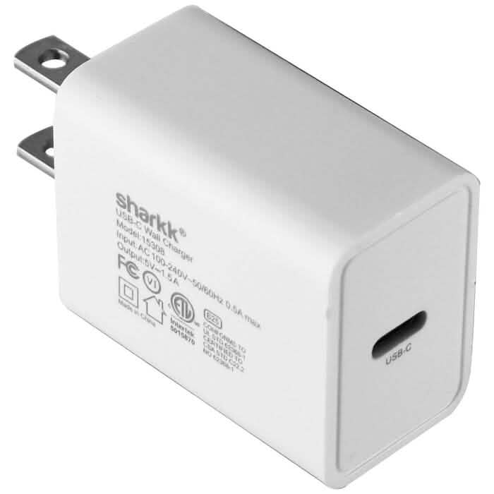 Sharkk (5V/1.5A) USB-C Wall Charger / Travel Adapter by DailySale