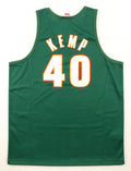 Shawn Kemp Signed SuperSonics Mitchell & Ness Authentic Jersey (Beckett) Beckett Witnessed by Price Is Right Miami
