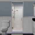 Miseno MSDCFL3072 72H x 30W Frameless Hinged Pivoting Shower Door by Vanessa Jane