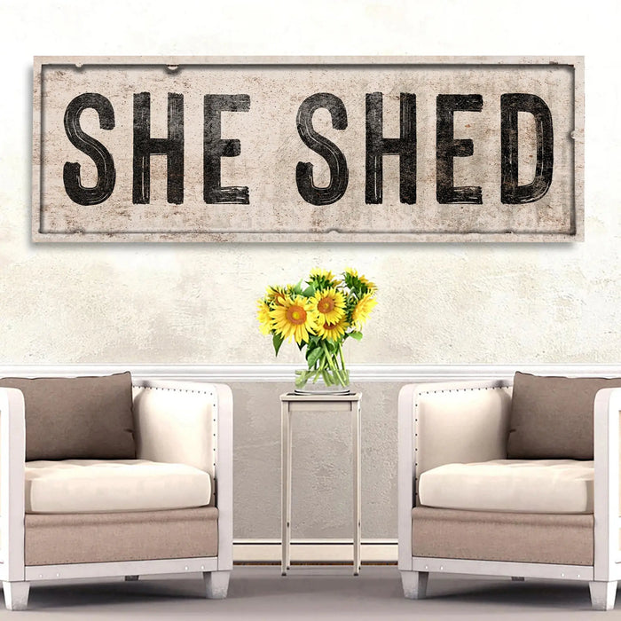 She Shed V by Tailored Canvases