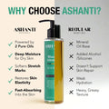 Shea & Almond Body Oil - Fragrance Free by AshantiNaturals