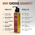 Shea & Almond Body Oil - Midnight Amber by AshantiNaturals