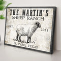 Sheep Ranch Sign II by Tailored Canvases