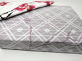 DaDa Bedding Floral Cherry Blossoms Red Purple Fitted Sheet & Pillow Cases Set (FTS8318) by DaDalogy Bedding Collection